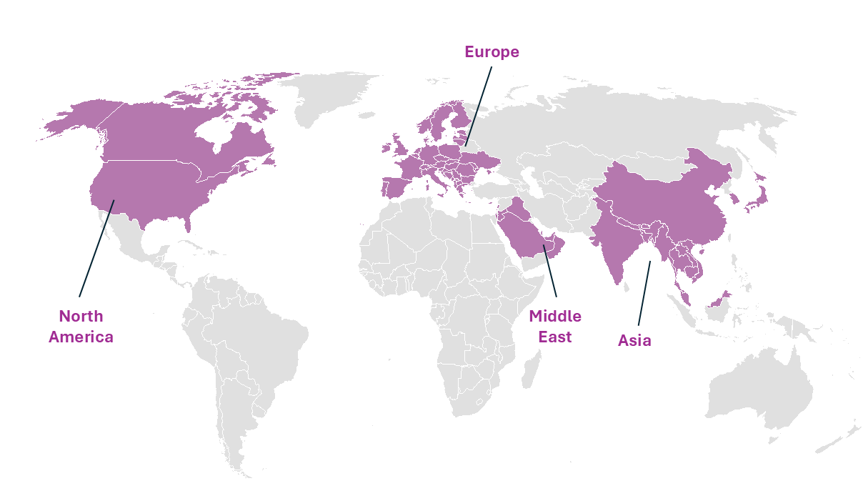 Global Presence Map